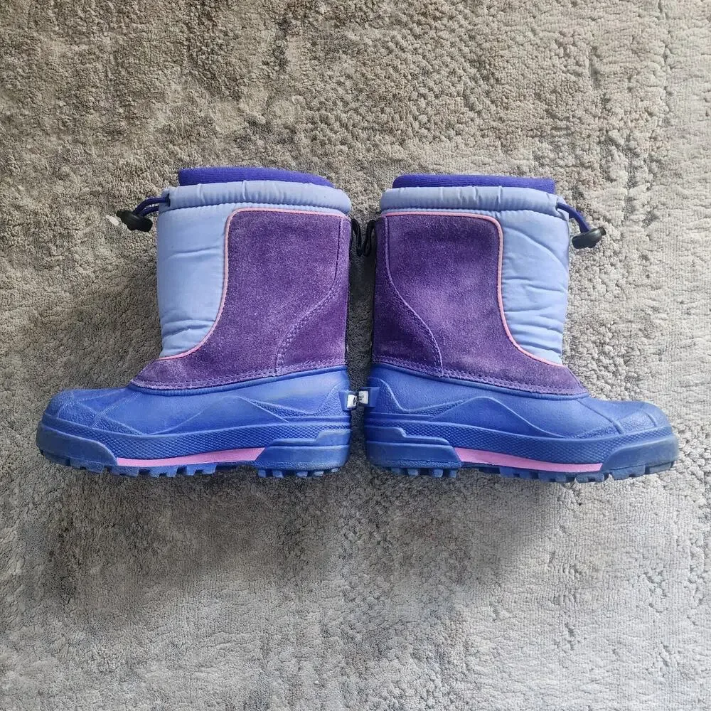 Columbia Kids Purple and Blue Snow Boots